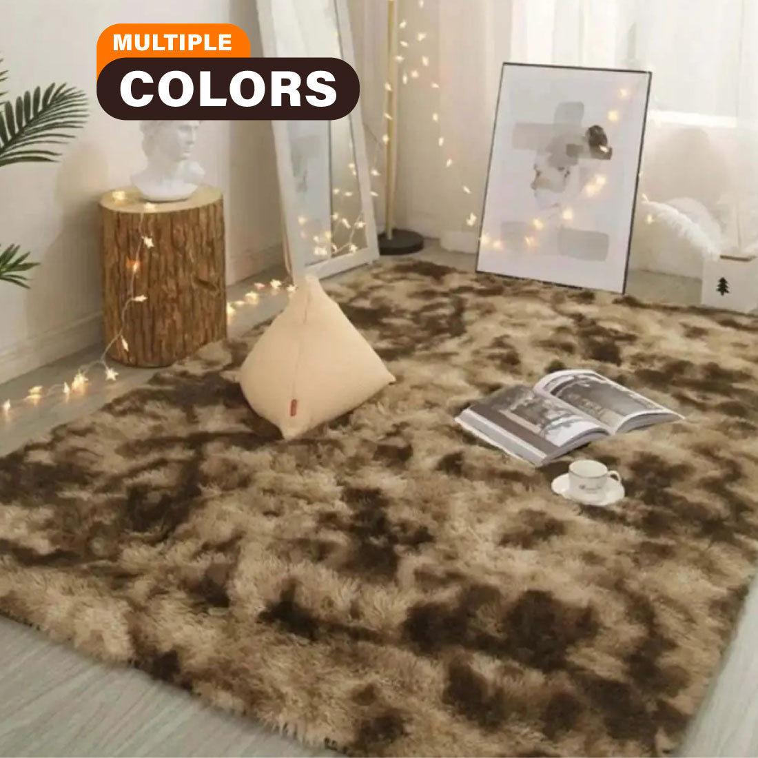Modern Minimalist Luxury Living Room Carpet - Silk Wool Non-Slip Rug - Loovy #
