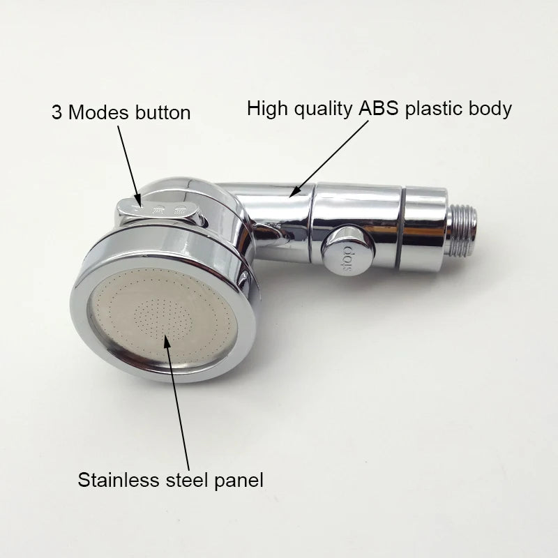 3-Way Faucet Diverter with Shower Head - Multi-Function for Salon & Home - Loovy #