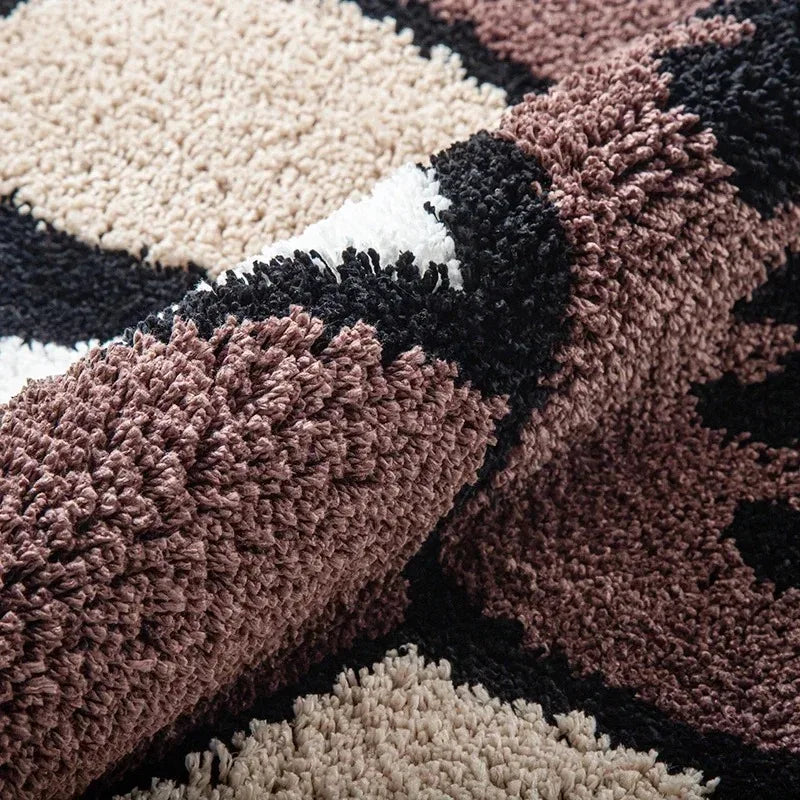 Aesthetic Sunflower & Cactus Tufted Rug – Decorative Anti-Slip Mat - Loovy #