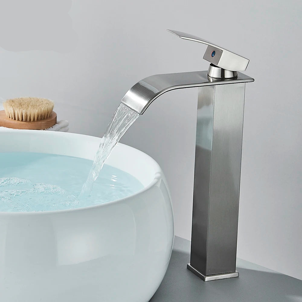 Waterfall Bathroom Basin Faucet – Elegant and Functional - Loovy