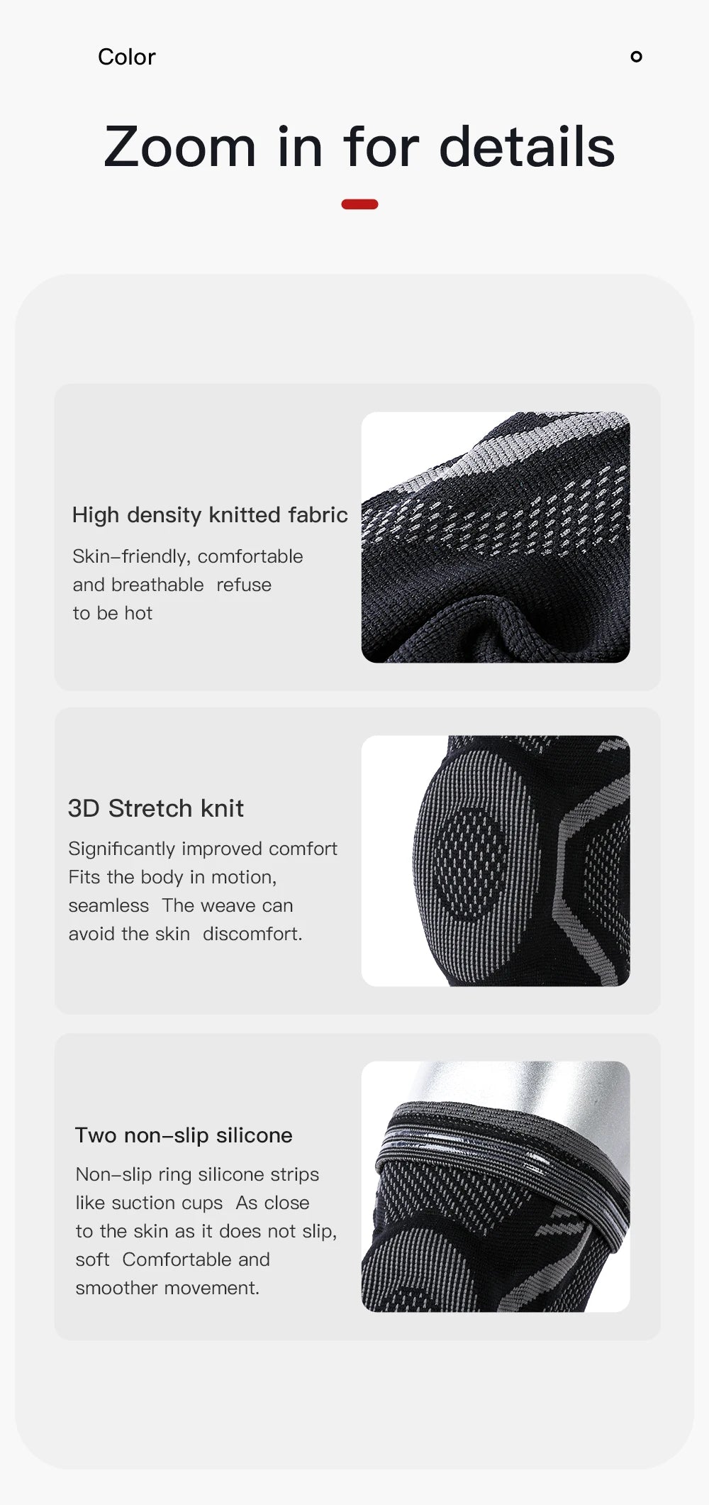 Professional Knee Support Brace for Seniors & Athletes - Compression Patella Sleeve with Shock-Absorbing Silicone | Arthritis & Sports Injury Relief