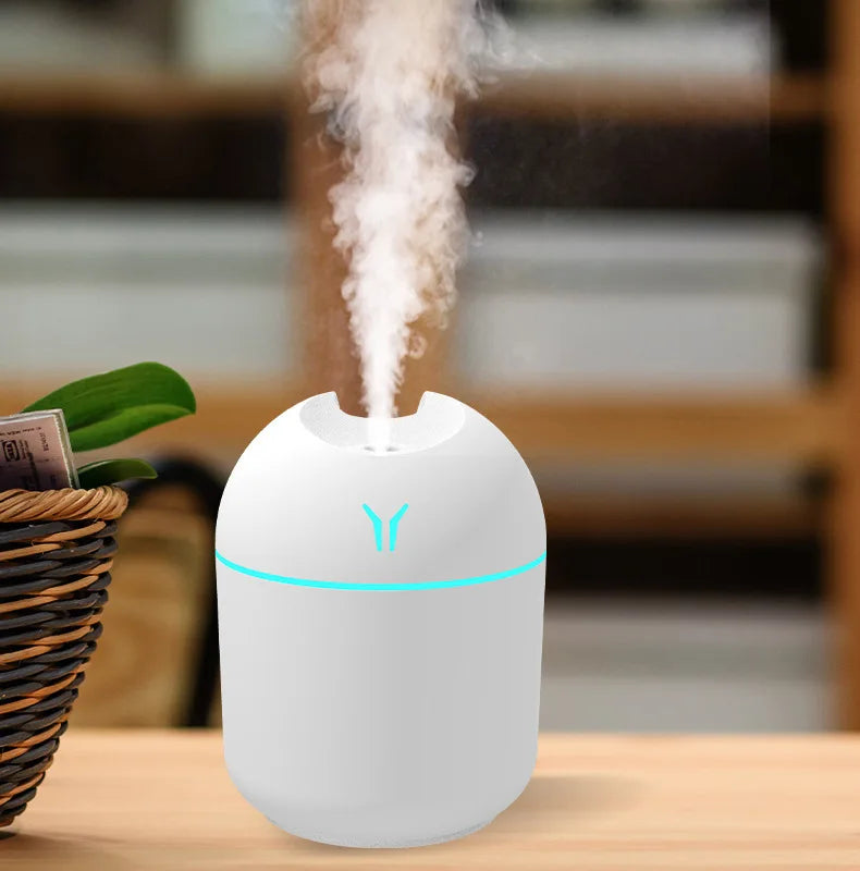 Portable USB Mini Humidifier with Aromatherapy Function – Compact, Quiet, and Efficient - Loovy #