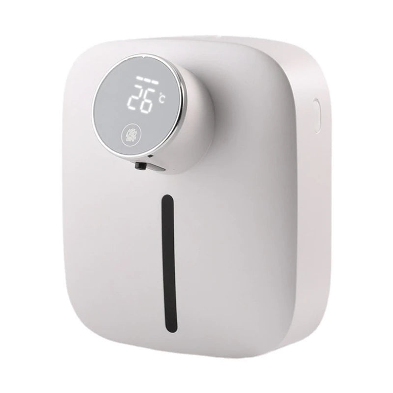 Wall-Mounted Automatic Soap Dispenser with LED Display and Infrared Sensor - Loovy #