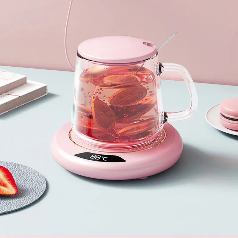 Thermostatic Heating Coaster - Keeps Drinks Warm with 3-Speed Control - Loovy #