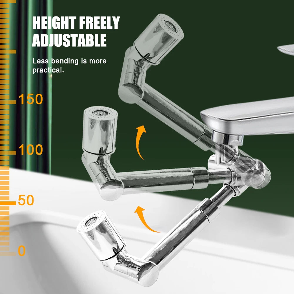 1440° Rotating Faucet Extender - 2 Spray Modes for Kitchen & Bathroom - Loovy #
