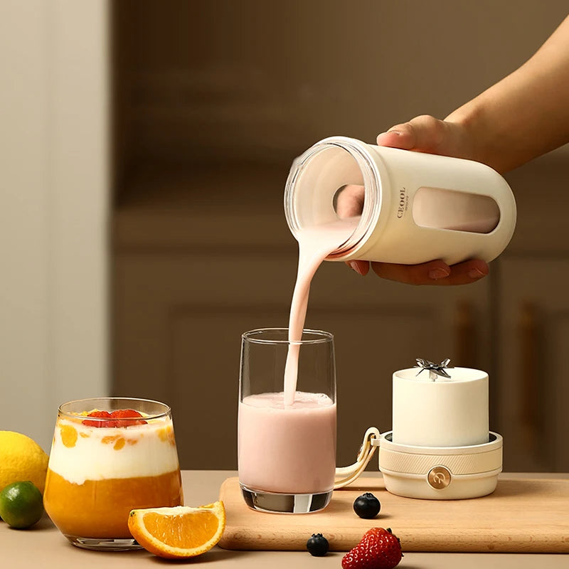 10 Blades Electric Portable Blender - 350ML USB Rechargeable Smoothie Juicer Cup - Loovy #