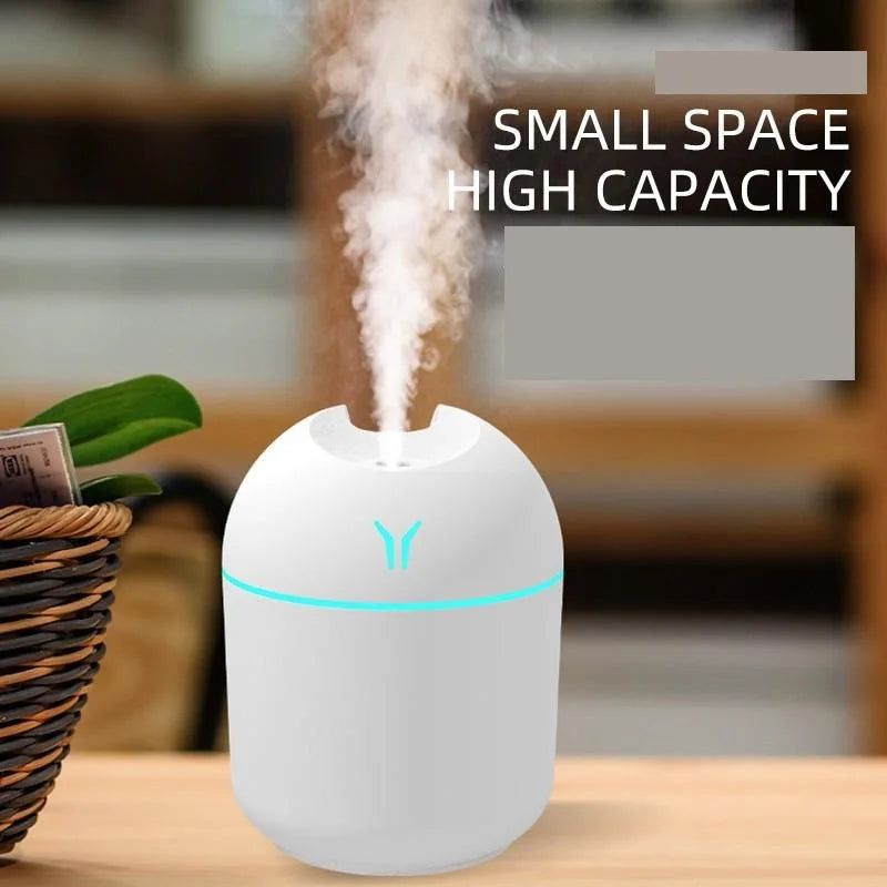Portable USB Mini Humidifier with Aromatherapy Function – Compact, Quiet, and Efficient - Loovy #