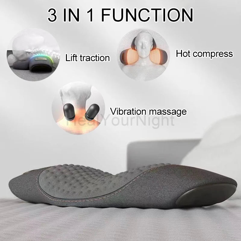 Electric Waist Support Massage Pillow – Pain Relief and Sleep Comfort - Loovy #