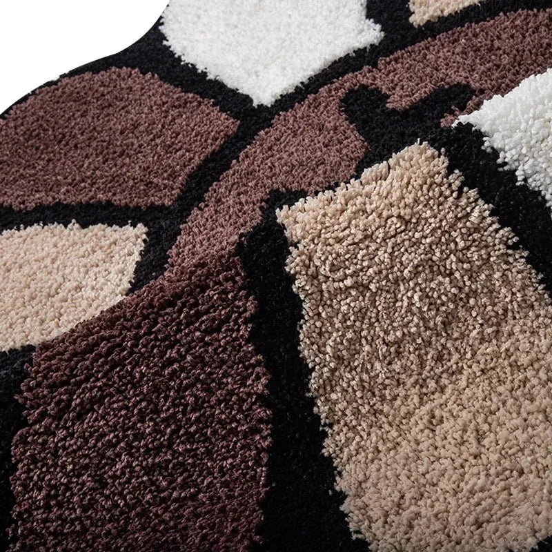 Aesthetic Sunflower & Cactus Tufted Rug – Decorative Anti-Slip Mat - Loovy #