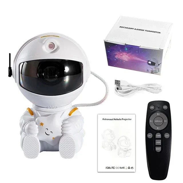 Astronaut Galaxy Star Projector – Transform Your Room into a Starry Sky - Loovy #