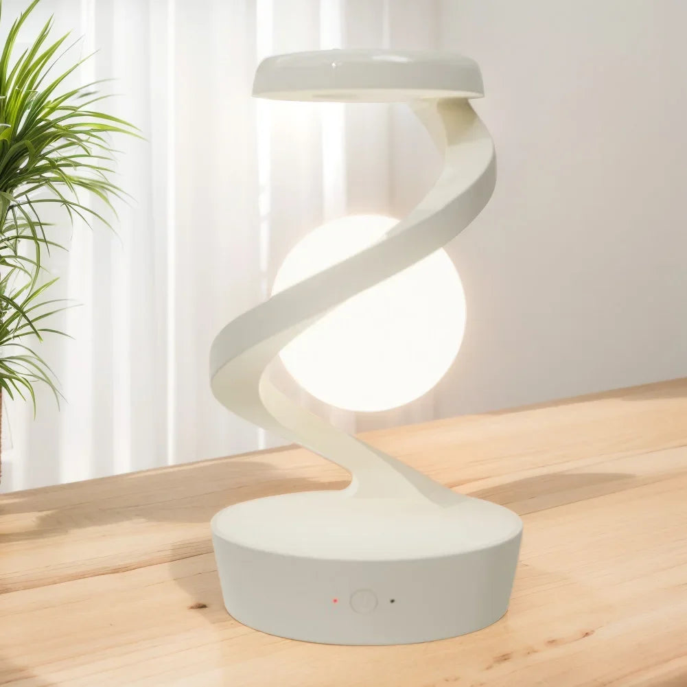 3D Levitating Ball Lamp with Wireless Phone Charger - Loovy #