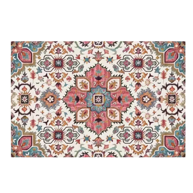 American Country Style Crystal Pile Carpet – Non-Slip Machine Washable Rug for Living Rooms, Bedrooms, and More - Loovy #
