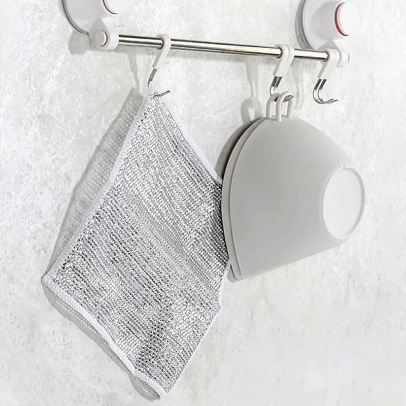 Magic Steel Wire Cleaning Cloth – Efficient and Eco-Friendly Kitchen Helper - Loovy #