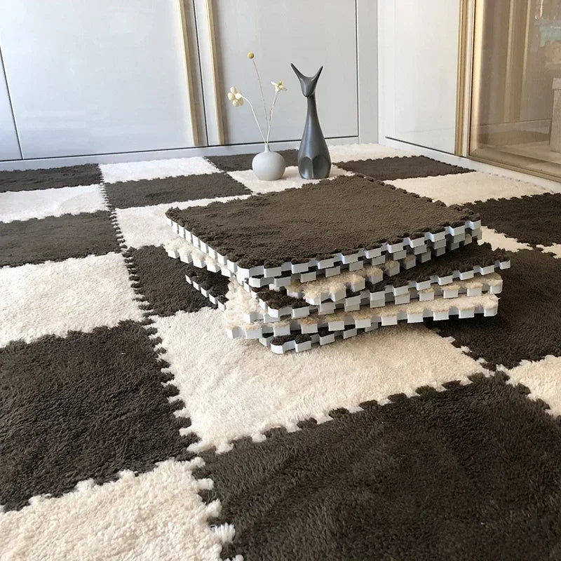 Soft and Safe Puzzle Mat for Babies – Plush Anti-Shock Play Mat for Living Room and Bedroom - Loovy #