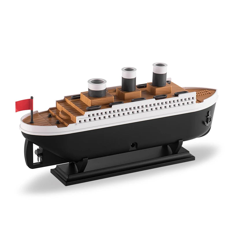 Retro Boat Ultrasonic Aromatherapy Humidifier with Remote Control - Loovy #