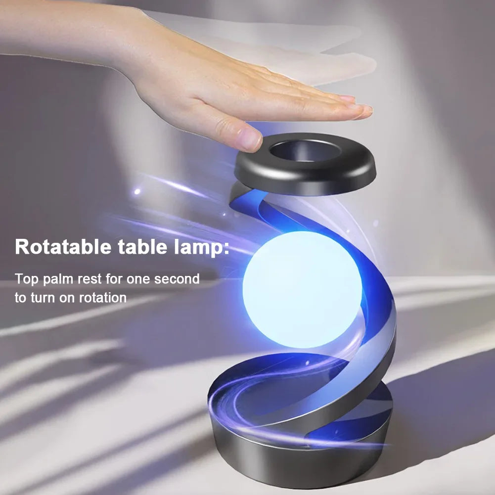 3D Levitating Ball Lamp with Wireless Phone Charger - Loovy #