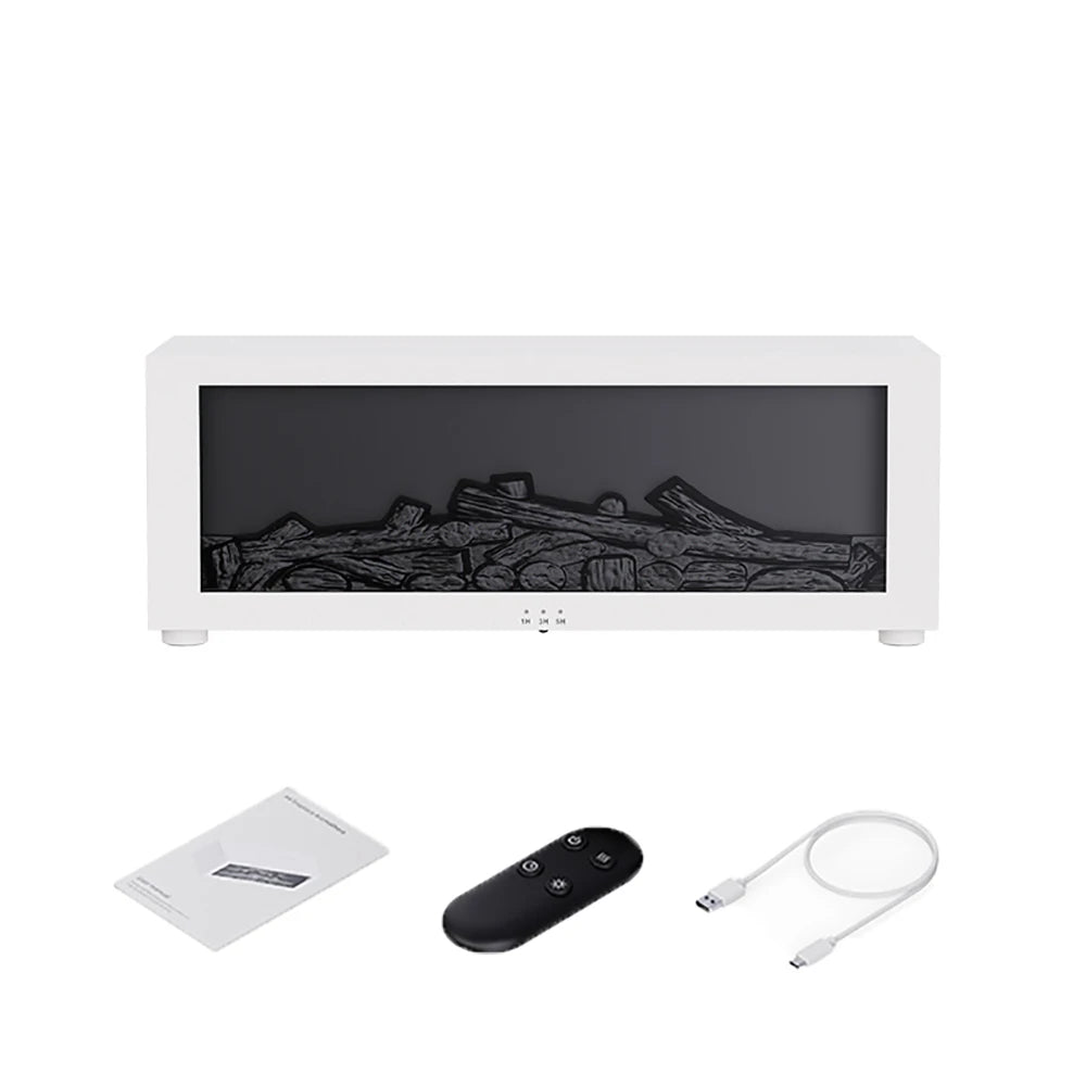 Flame Aroma Humidifier with Essential Oil Diffuser & Remote Control - Loovy #