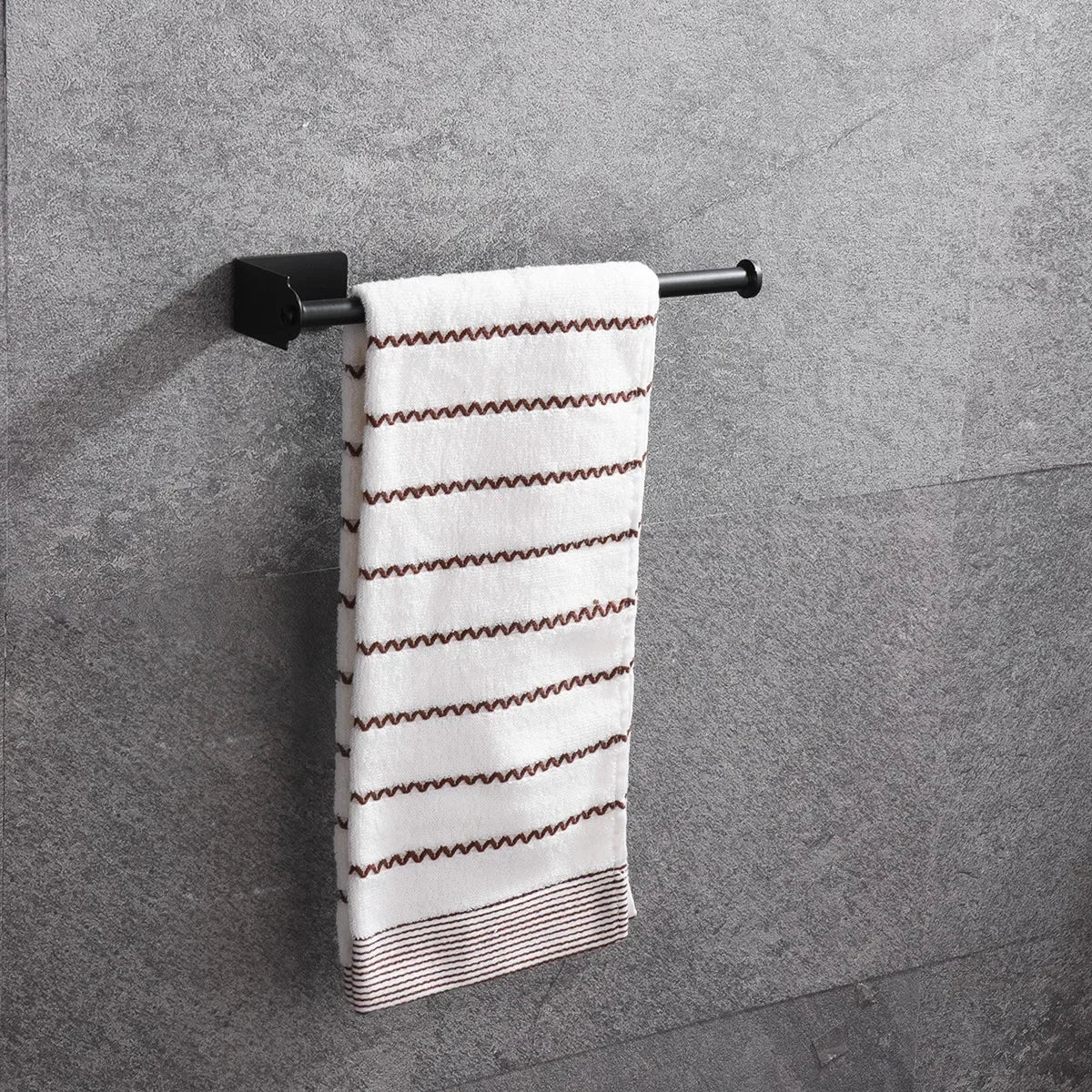Stainless Steel Paper Towel Holder – Self-Adhesive Kitchen & Bathroom Storage Rack - Loovy #