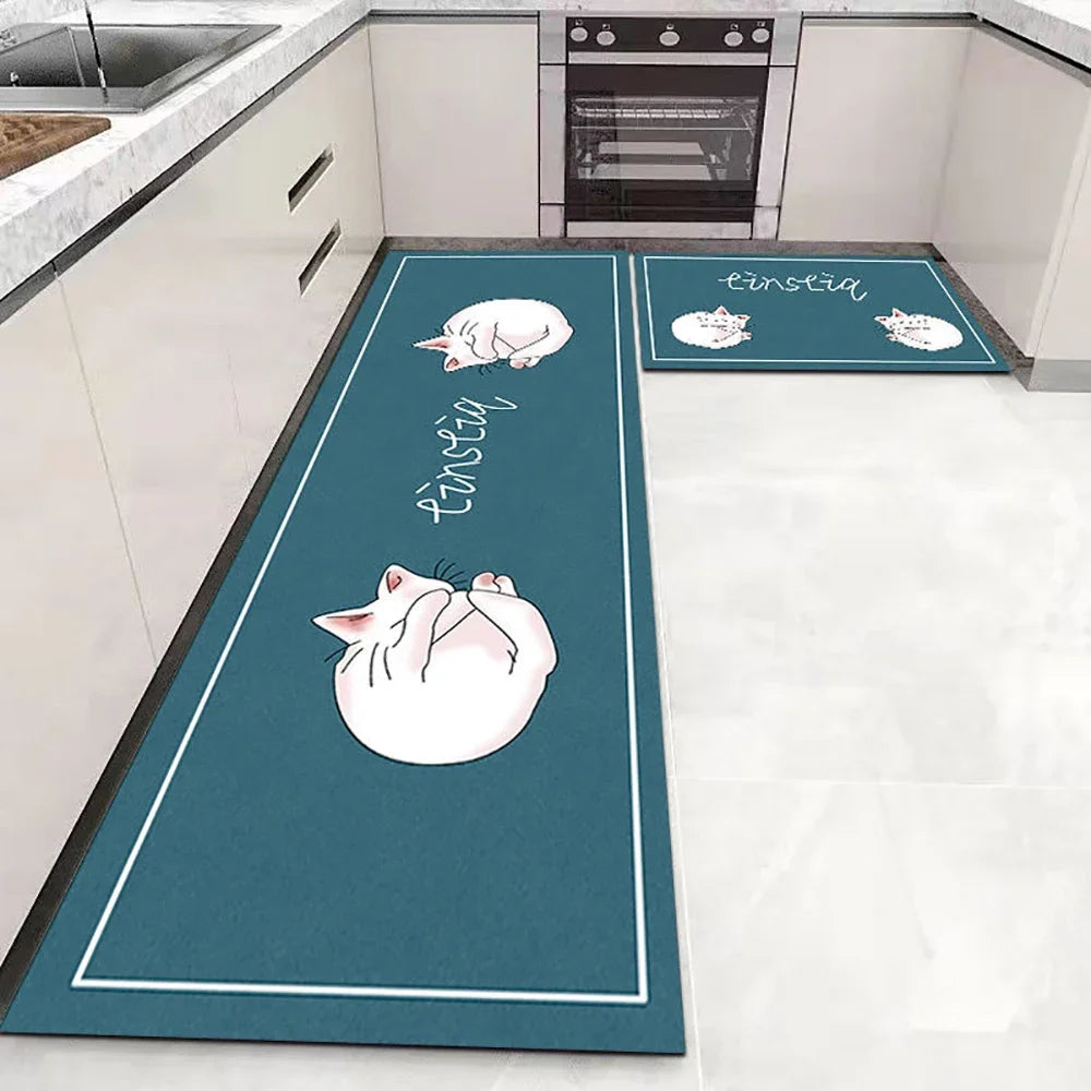 Soft Anti-Slip Kitchen Floor Mat, Carpet– Washable Long Hallway and Bedroom Rugs for Home Décor - Loovy #