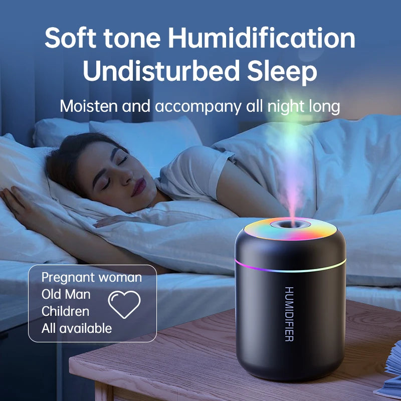 Compact Mini USB Air Humidifier & Aroma Diffuser - Loovy #