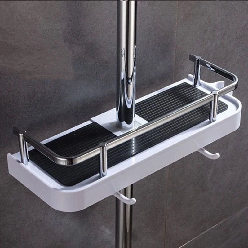 Over-the-Shower Head Storage Rack - No Drilling Bathroom Organizer - Loovy #