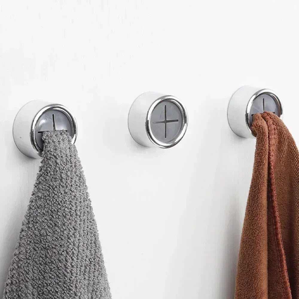 Self-Adhesive Towel Hooks - Wall Mounted for Bathroom & Kitchen - Loovy #