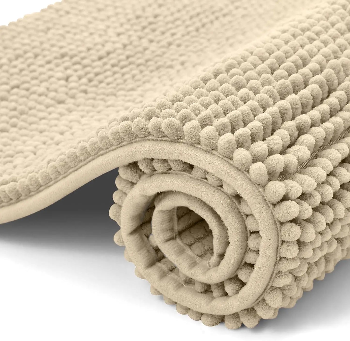 Chenille Bathroom Rug – Soft, Absorbent, and Non-Slip Bath Mat - Loovy #