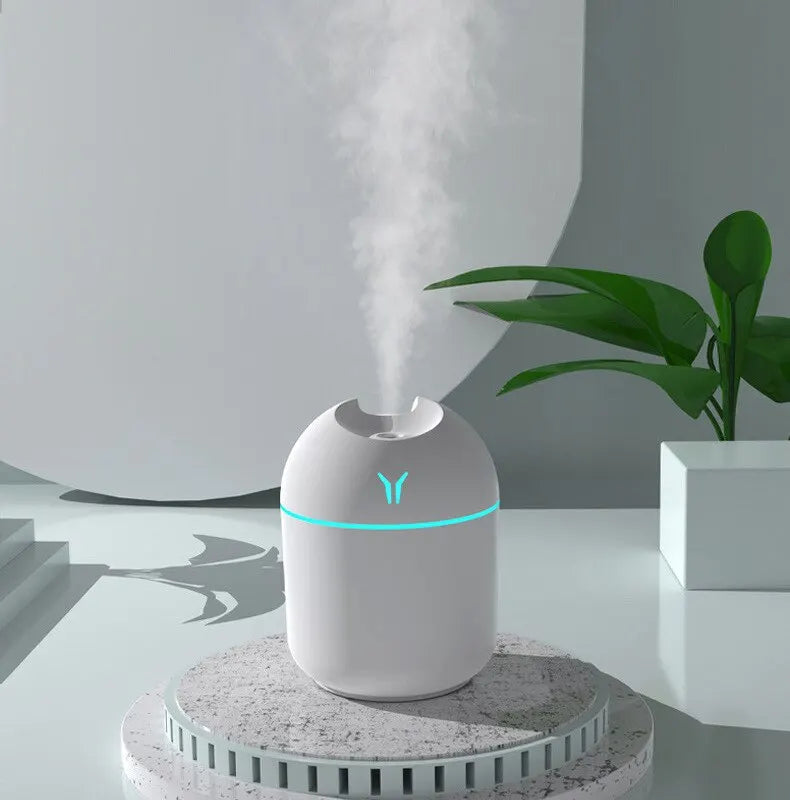 Portable USB Mini Humidifier with Aromatherapy Function – Compact, Quiet, and Efficient - Loovy #