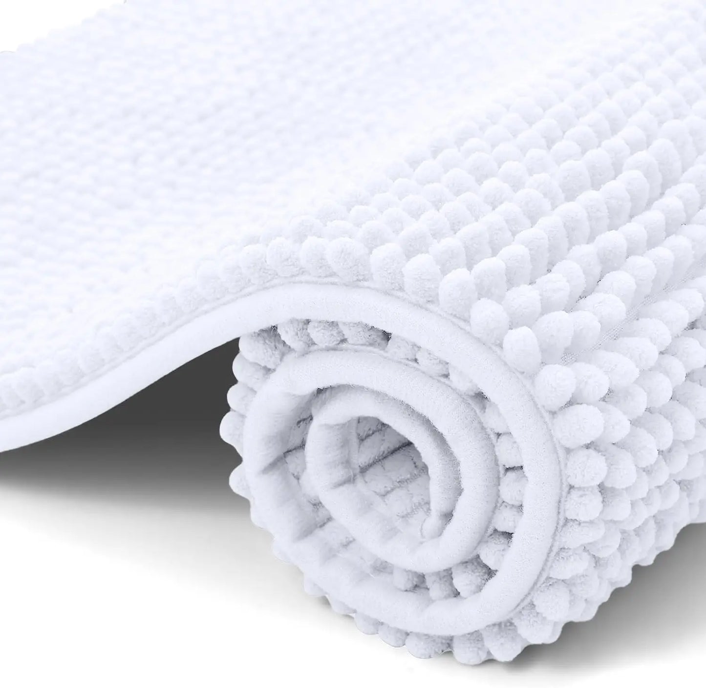Chenille Bathroom Rug – Soft, Absorbent, and Non-Slip Bath Mat - Loovy #