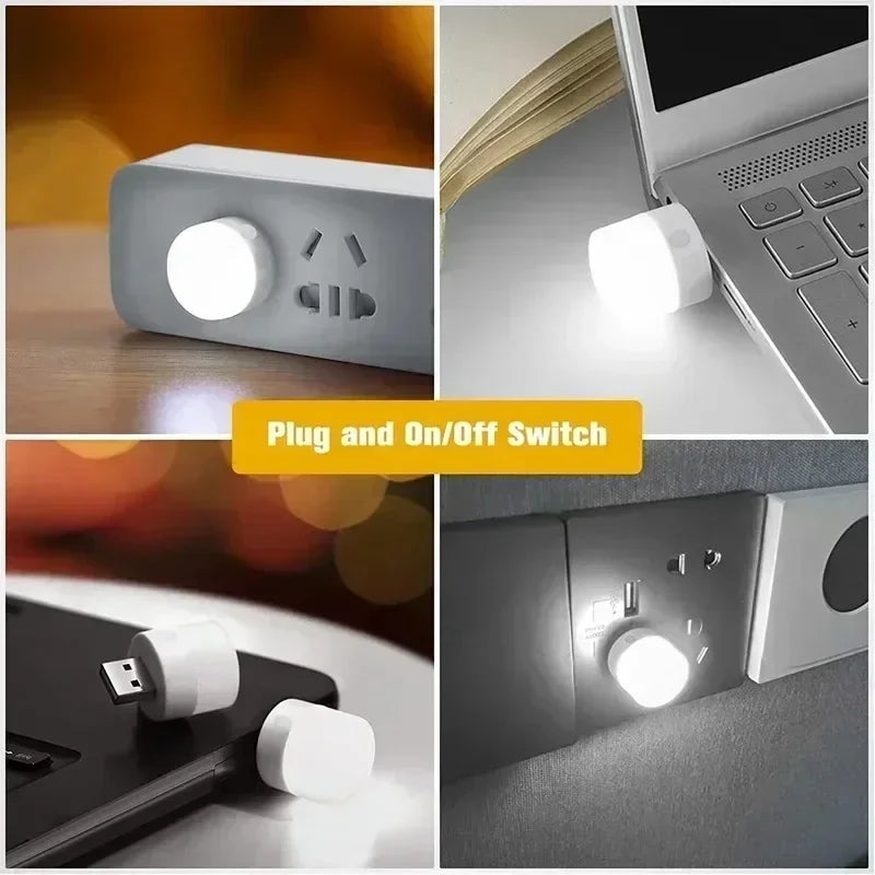 Mini USB Plug-in Night Light – Compact and Eye-Friendly Lighting Solution - Loovy #
