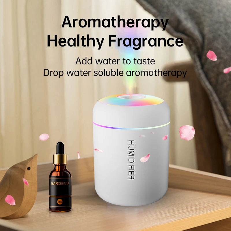 Compact Mini USB Air Humidifier & Aroma Diffuser - Loovy #