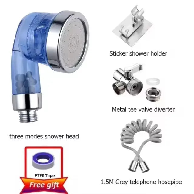 3-Way Faucet Diverter with Shower Head - Multi-Function for Salon & Home - Loovy #