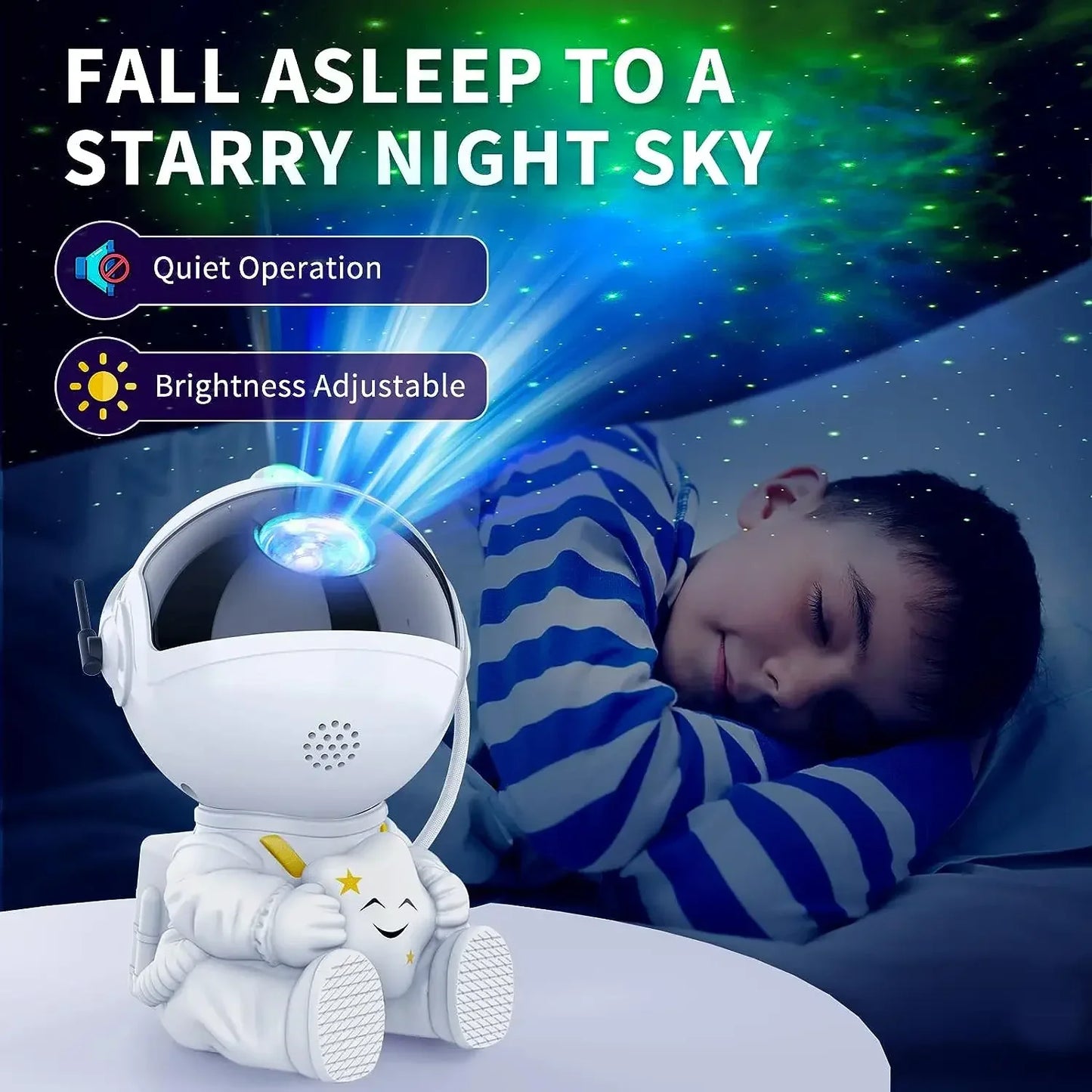 Astronaut Galaxy Star Projector – Transform Your Room into a Starry Sky - Loovy #