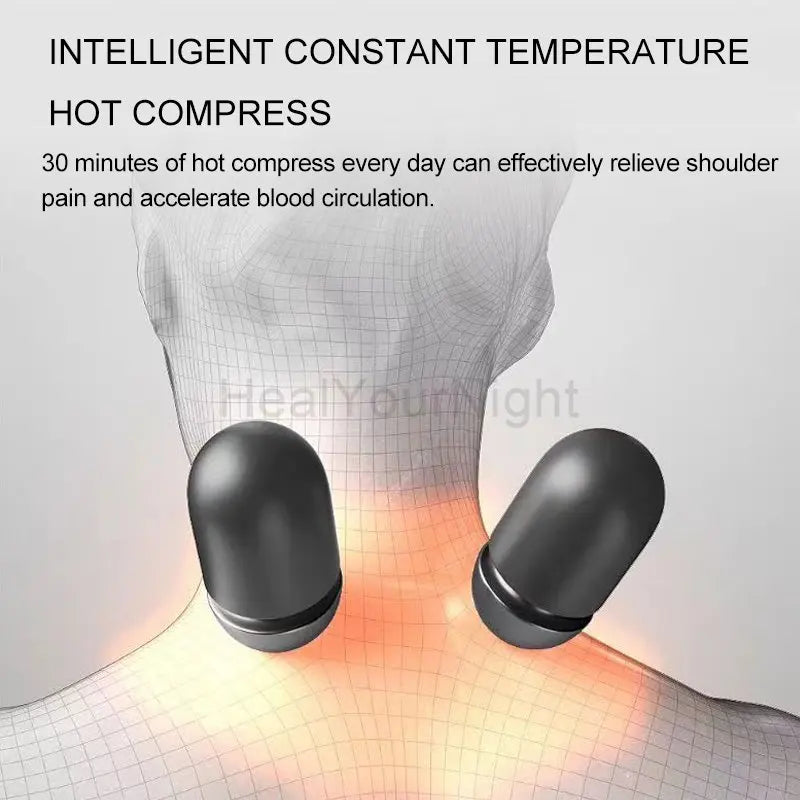 Electric Waist Support Massage Pillow – Pain Relief and Sleep Comfort - Loovy #