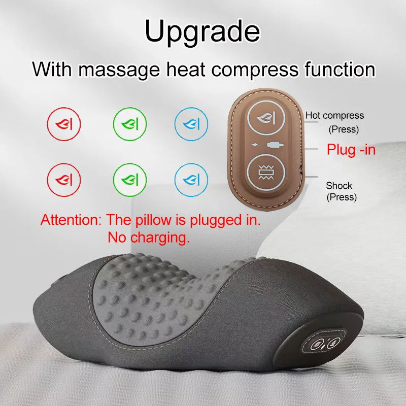 Electric Waist Support Massage Pillow – Pain Relief and Sleep Comfort - Loovy