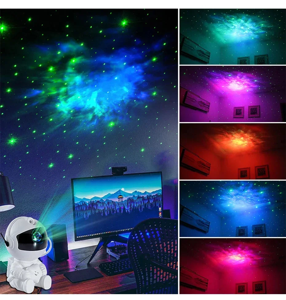 Astronaut Galaxy Star Projector – Transform Your Room into a Starry Sky - Loovy #