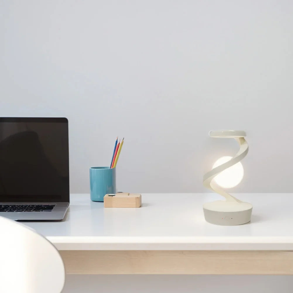 3D Levitating Ball Lamp with Wireless Phone Charger - Loovy #