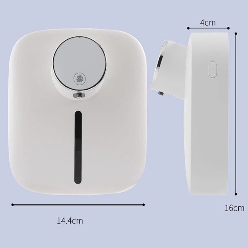 Wall-Mounted Automatic Soap Dispenser with LED Display and Infrared Sensor - Loovy #