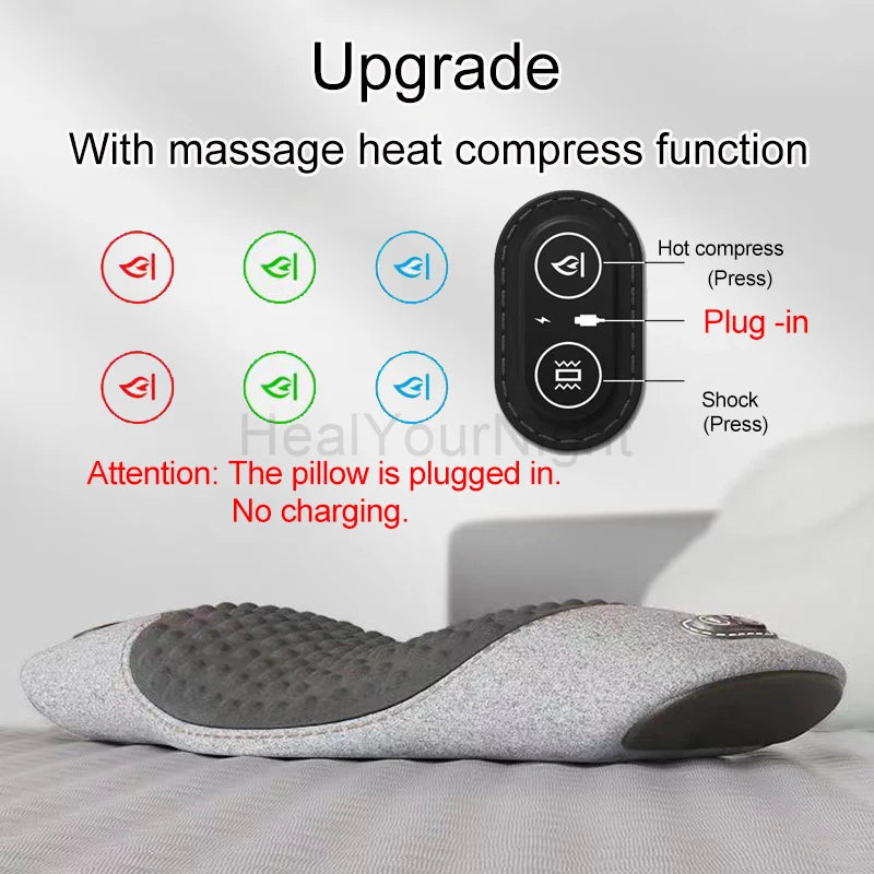 Electric Waist Support Massage Pillow – Pain Relief and Sleep Comfort - Loovy