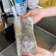 Magic Steel Wire Cleaning Cloth – Efficient and Eco-Friendly Kitchen Helper - Loovy #