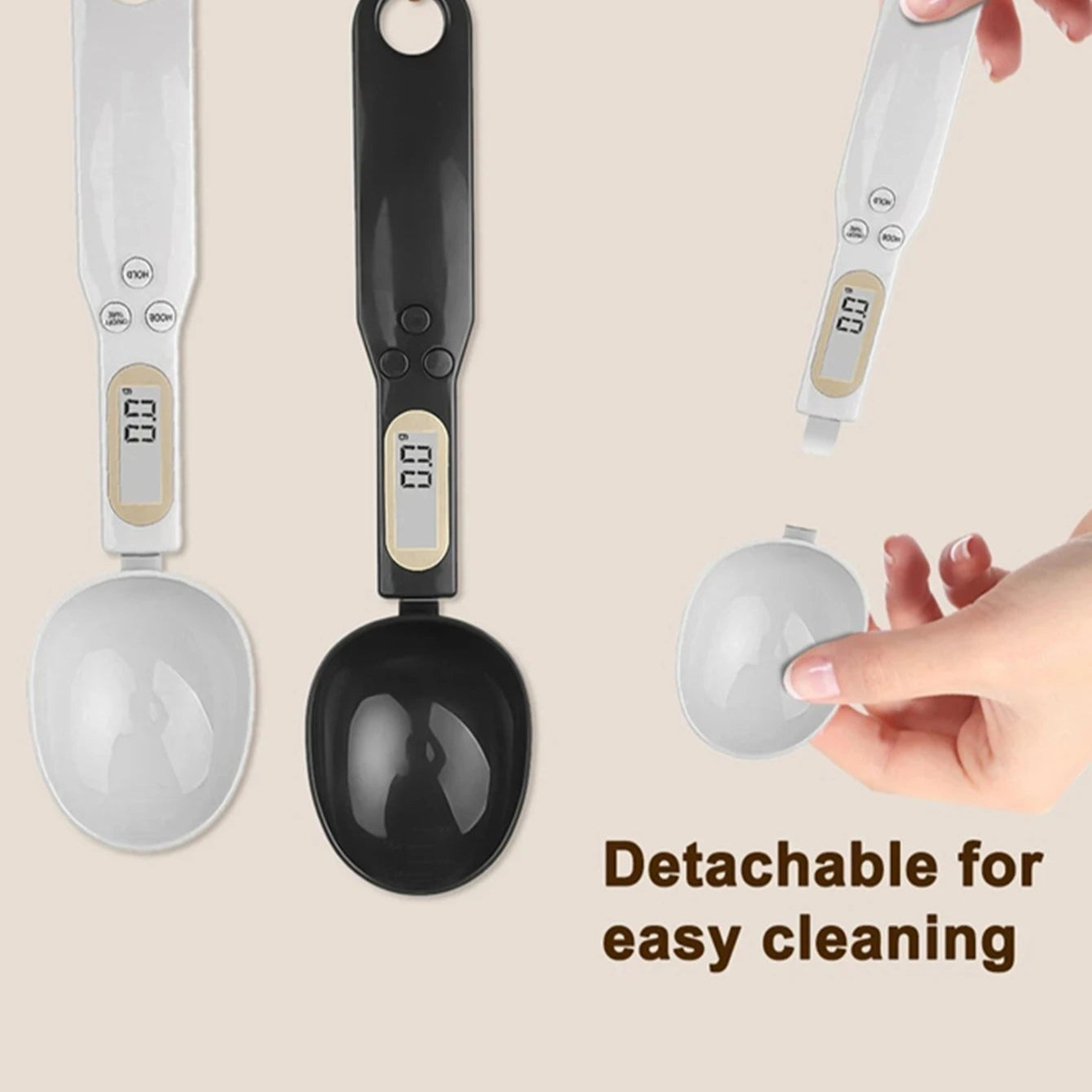 High Precision Digital Spoon Scale - 500g/0.1g for Baking, Coffee & More - Loovy #