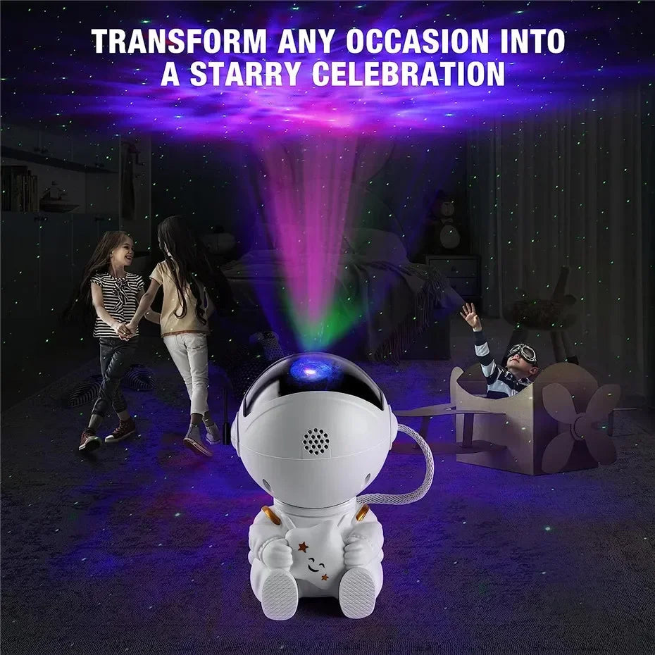 Astronaut Galaxy Star Projector – Transform Your Room into a Starry Sky - Loovy #