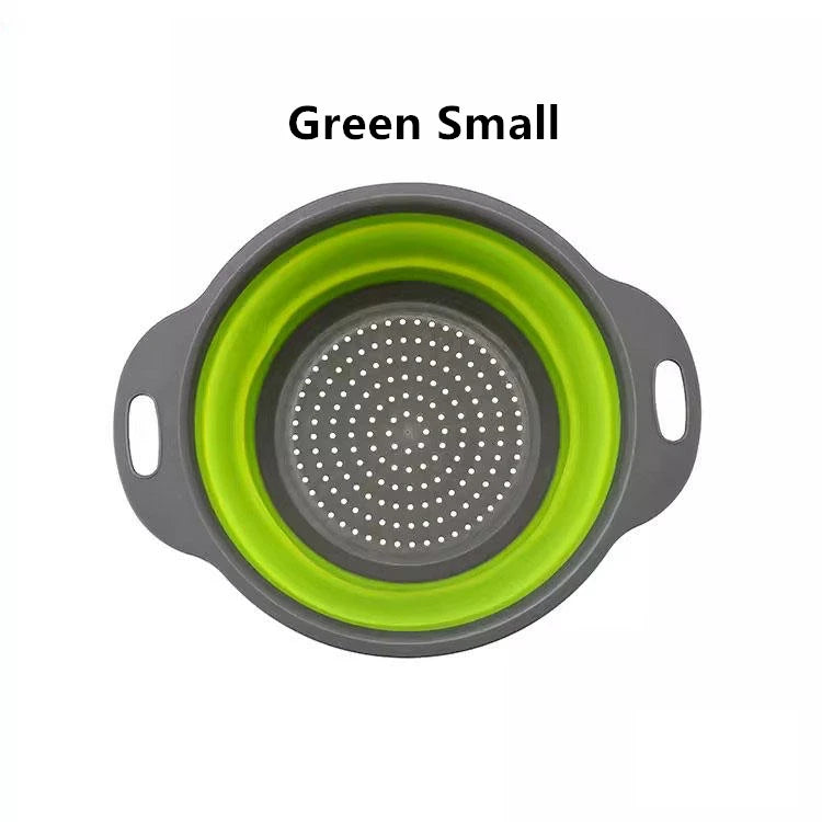 Foldable Silicone Colander - Space-Saving Multifunctional Drainer for Kitchen - Loovy #