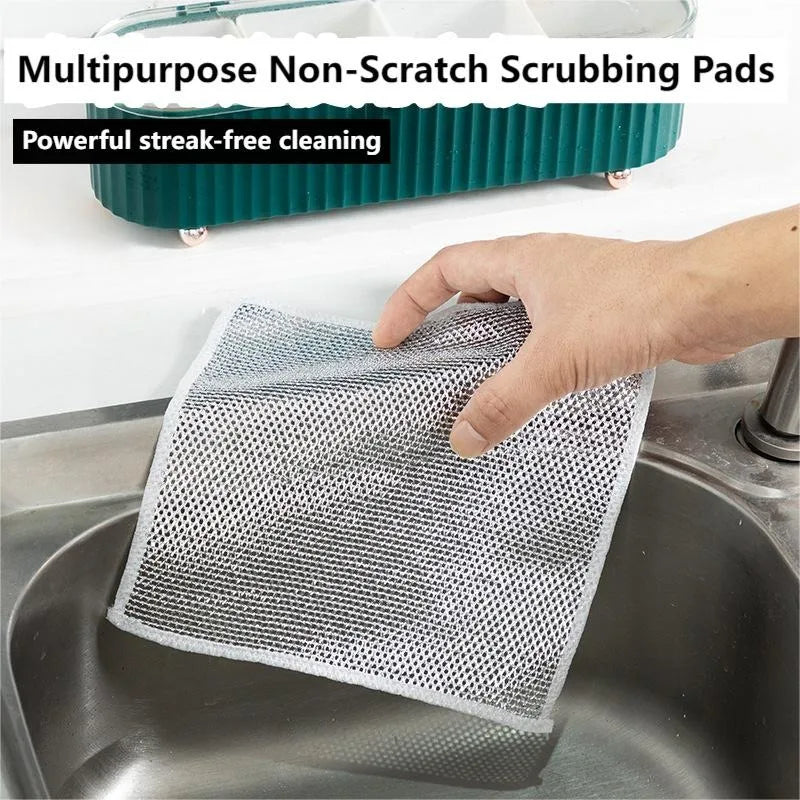 Magic Steel Wire Cleaning Cloth – Efficient and Eco-Friendly Kitchen Helper - Loovy #