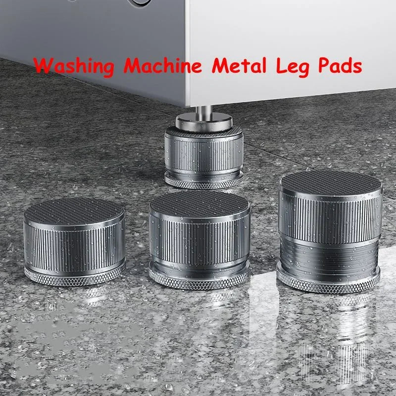 Adjustable Metal Furniture Leg Boosters – Anti-Slip and Shockproof Pads for Beds, Sofas, and Appliances - Loovy #