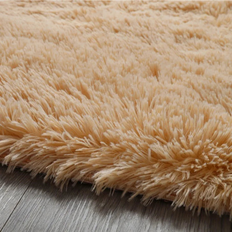 Fluffy Non-Slip Carpet – Modern Bedroom & Living Room Rug for Home Décor - Loovy #