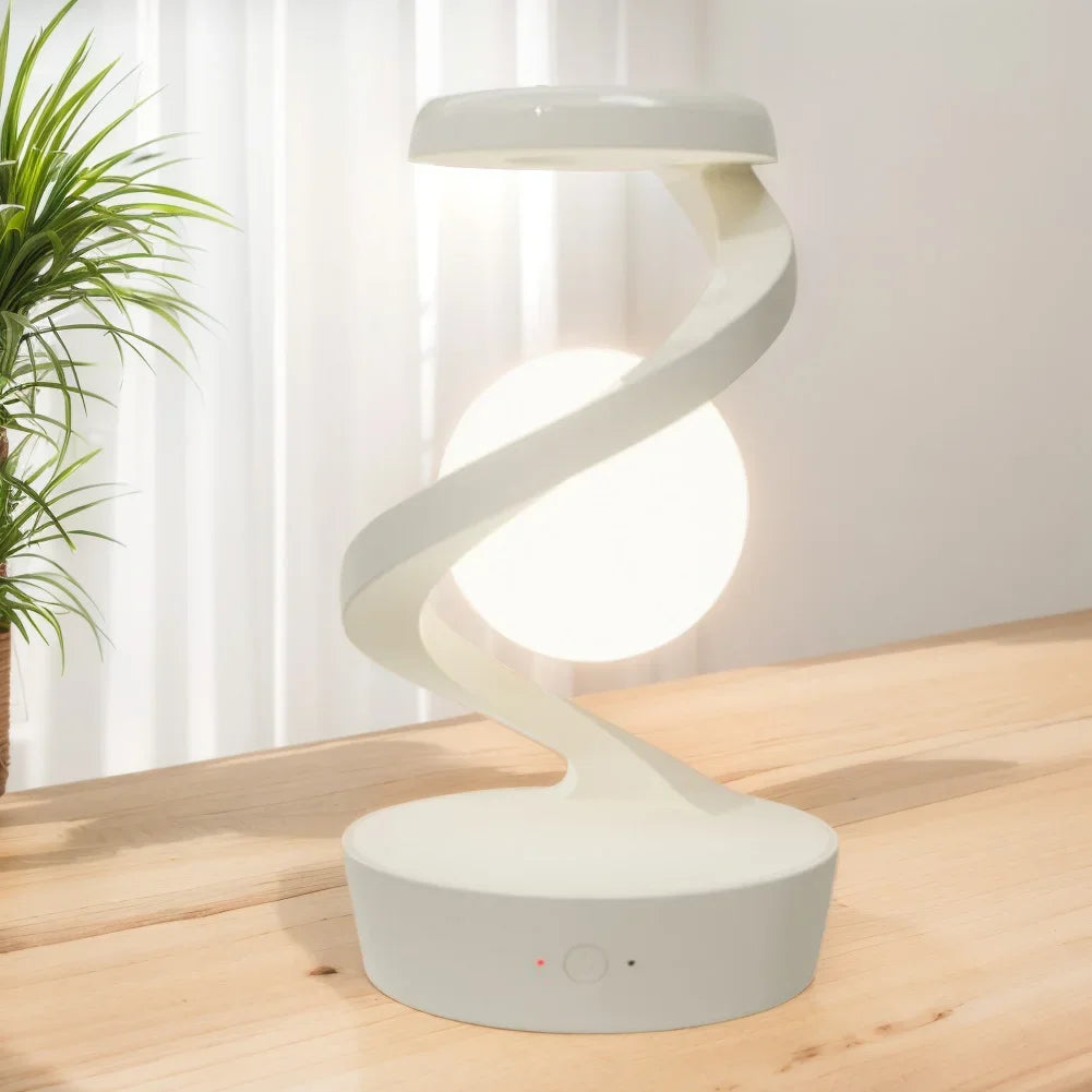 3D Levitating Ball Lamp with Wireless Phone Charger - Loovy #