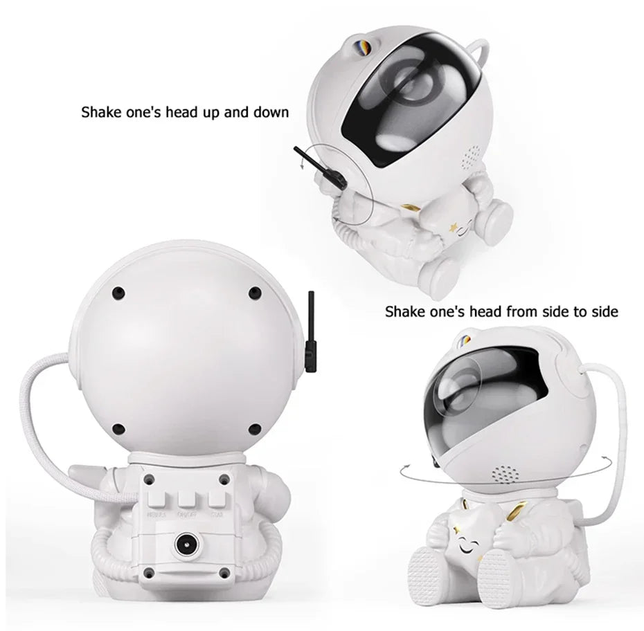 Astronaut Galaxy Star Projector – Transform Your Room into a Starry Sky - Loovy #