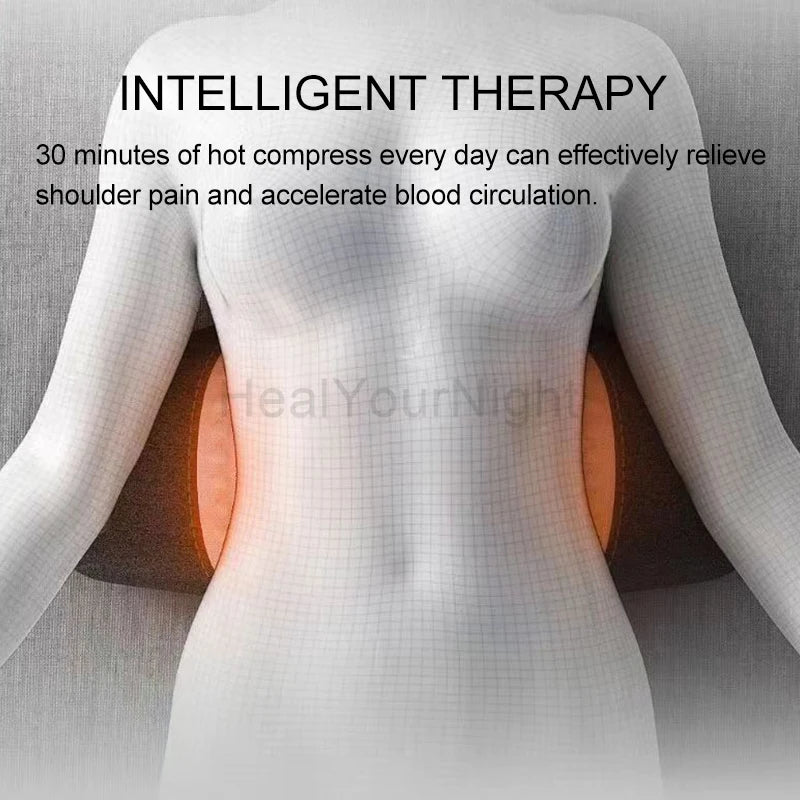 Electric Waist Support Massage Pillow – Pain Relief and Sleep Comfort - Loovy #