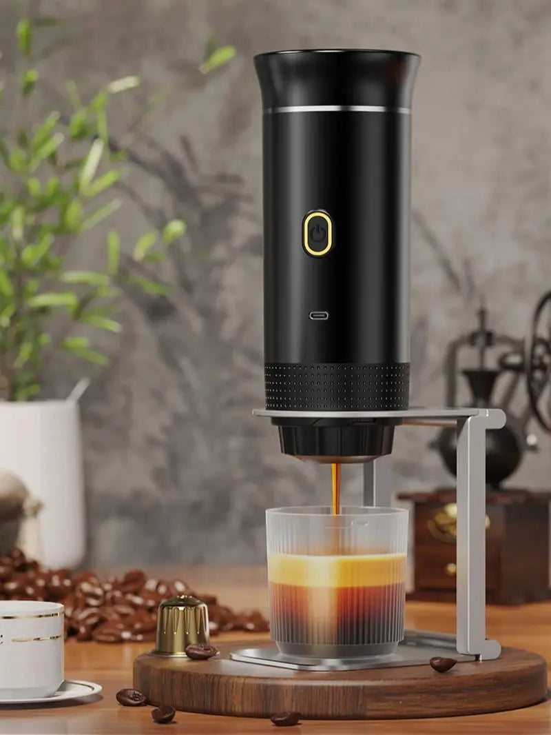 Portable Wireless Espresso Coffee Machine for Travel, Car, and Home - Loovy #